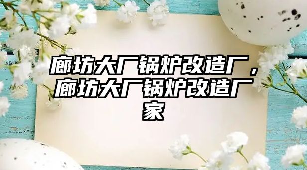 廊坊大廠鍋爐改造廠，廊坊大廠鍋爐改造廠家