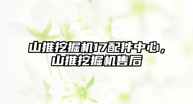 山推挖掘機17配件中心，山推挖掘機售后