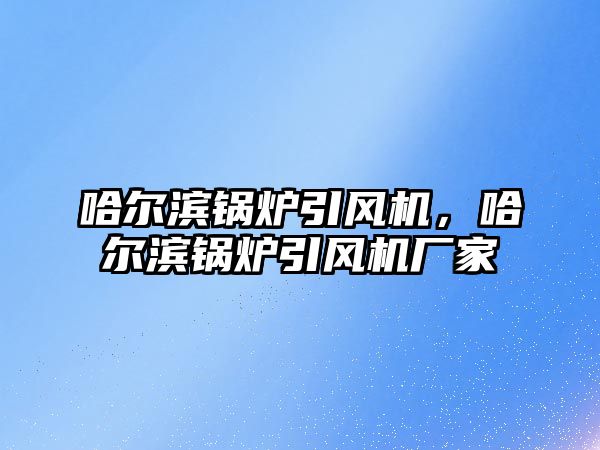 哈爾濱鍋爐引風機，哈爾濱鍋爐引風機廠家