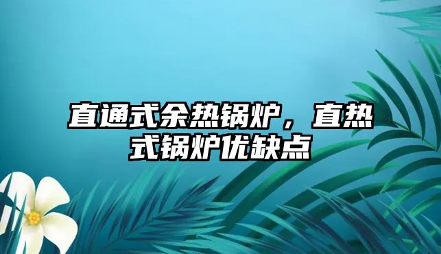 直通式余熱鍋爐，直熱式鍋爐優(yōu)缺點