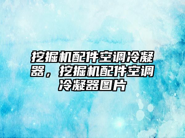 挖掘機配件空調冷凝器，挖掘機配件空調冷凝器圖片