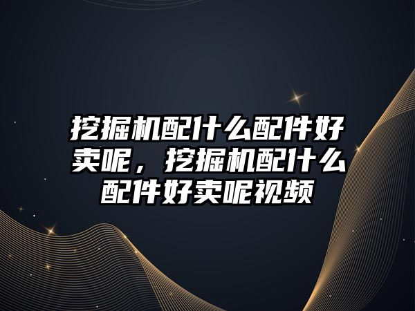 挖掘機配什么配件好賣呢，挖掘機配什么配件好賣呢視頻