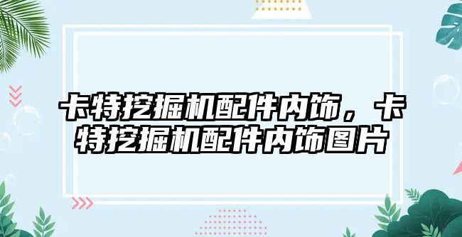 卡特挖掘機配件內(nèi)飾，卡特挖掘機配件內(nèi)飾圖片