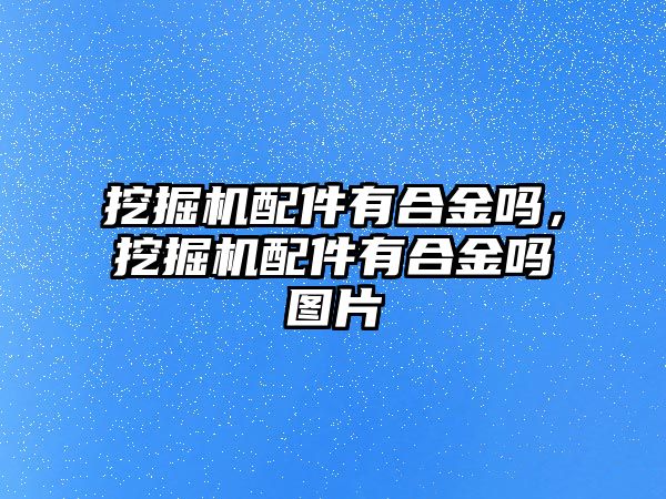 挖掘機配件有合金嗎，挖掘機配件有合金嗎圖片