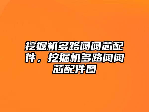 挖掘機(jī)多路閥閥芯配件，挖掘機(jī)多路閥閥芯配件圖