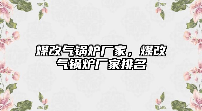 煤改氣鍋爐廠家，煤改氣鍋爐廠家排名