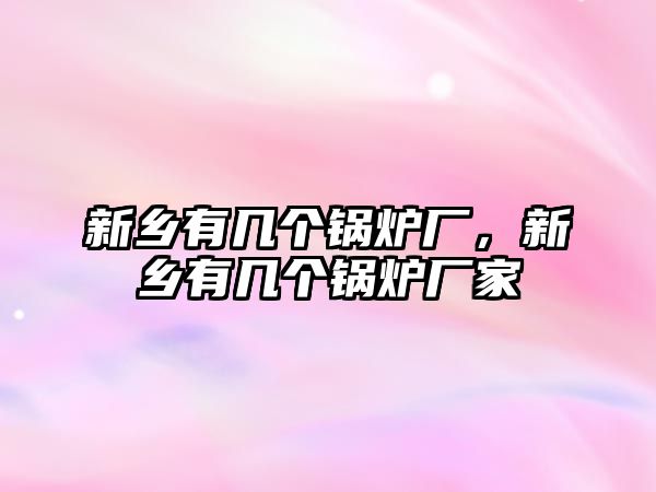 新鄉(xiāng)有幾個(gè)鍋爐廠，新鄉(xiāng)有幾個(gè)鍋爐廠家