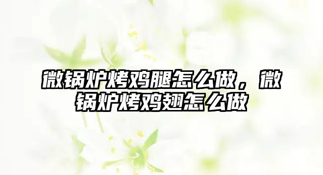 微鍋爐烤雞腿怎么做，微鍋爐烤雞翅怎么做