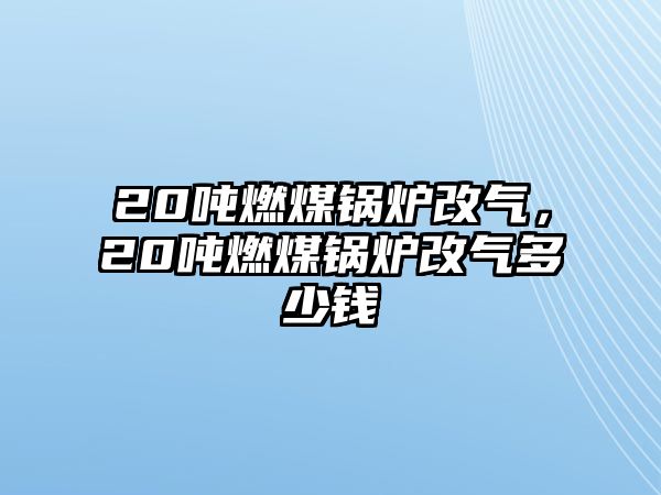 20噸燃煤鍋爐改氣，20噸燃煤鍋爐改氣多少錢