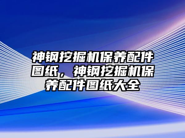 神鋼挖掘機保養(yǎng)配件圖紙，神鋼挖掘機保養(yǎng)配件圖紙大全