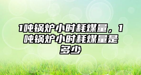 1噸鍋爐小時耗煤量，1噸鍋爐小時耗煤量是多少