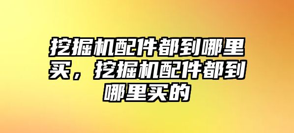 挖掘機(jī)配件都到哪里買，挖掘機(jī)配件都到哪里買的