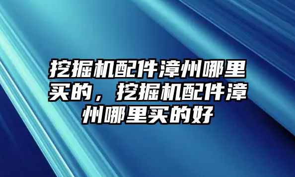 挖掘機(jī)配件漳州哪里買的，挖掘機(jī)配件漳州哪里買的好