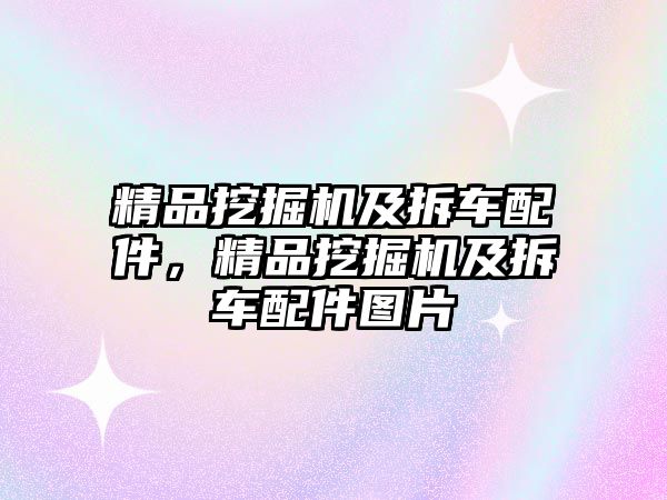 精品挖掘機(jī)及拆車配件，精品挖掘機(jī)及拆車配件圖片