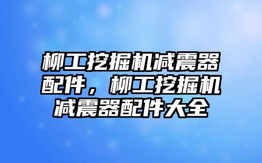 柳工挖掘機(jī)減震器配件，柳工挖掘機(jī)減震器配件大全