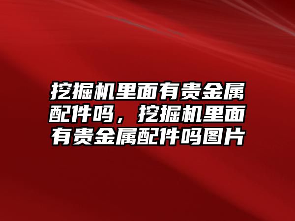 挖掘機里面有貴金屬配件嗎，挖掘機里面有貴金屬配件嗎圖片