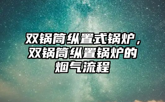 雙鍋筒縱置式鍋爐，雙鍋筒縱置鍋爐的煙氣流程