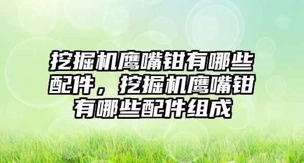 挖掘機(jī)鷹嘴鉗有哪些配件，挖掘機(jī)鷹嘴鉗有哪些配件組成