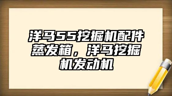 洋馬55挖掘機(jī)配件蒸發(fā)箱，洋馬挖掘機(jī)發(fā)動機(jī)