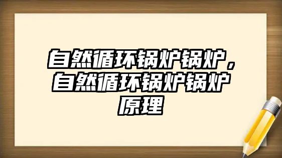 自然循環(huán)鍋爐鍋爐，自然循環(huán)鍋爐鍋爐原理