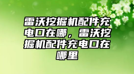 雷沃挖掘機(jī)配件充電口在哪，雷沃挖掘機(jī)配件充電口在哪里