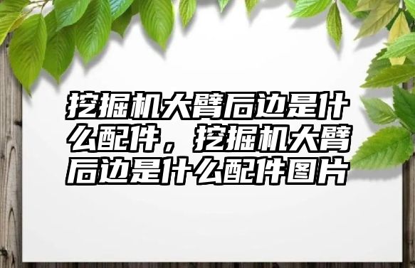 挖掘機(jī)大臂后邊是什么配件，挖掘機(jī)大臂后邊是什么配件圖片