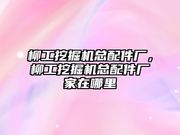 柳工挖掘機總配件廠，柳工挖掘機總配件廠家在哪里