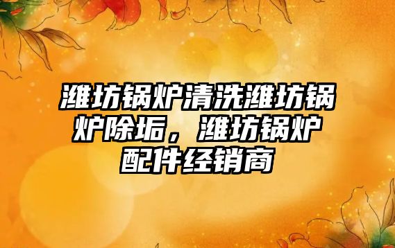 濰坊鍋爐清洗濰坊鍋爐除垢，濰坊鍋爐配件經(jīng)銷商