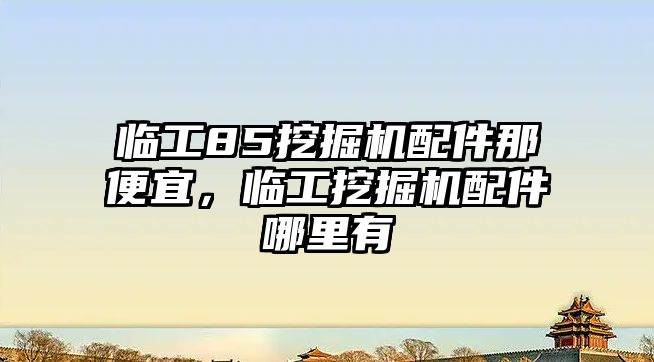 臨工85挖掘機配件那便宜，臨工挖掘機配件哪里有