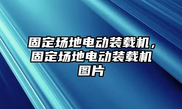 固定場地電動裝載機，固定場地電動裝載機圖片