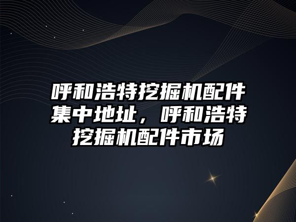 呼和浩特挖掘機(jī)配件集中地址，呼和浩特挖掘機(jī)配件市場(chǎng)