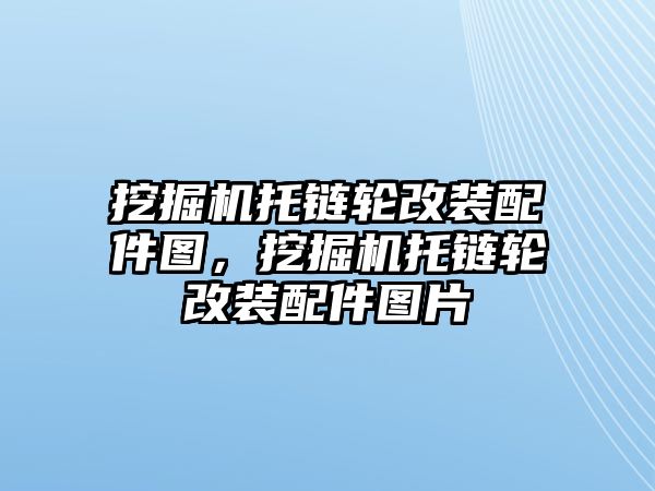 挖掘機(jī)托鏈輪改裝配件圖，挖掘機(jī)托鏈輪改裝配件圖片