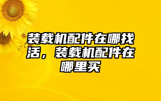 裝載機配件在哪找活，裝載機配件在哪里買