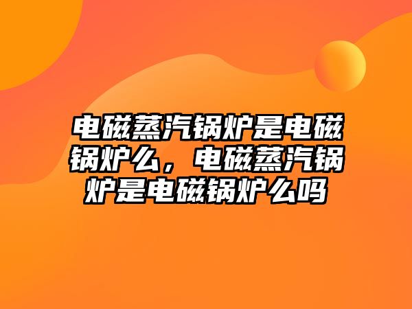 電磁蒸汽鍋爐是電磁鍋爐么，電磁蒸汽鍋爐是電磁鍋爐么嗎