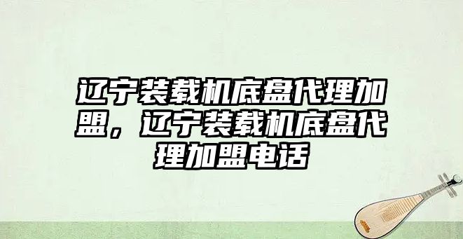 遼寧裝載機底盤代理加盟，遼寧裝載機底盤代理加盟電話