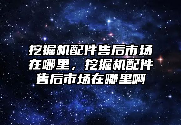 挖掘機(jī)配件售后市場在哪里，挖掘機(jī)配件售后市場在哪里啊