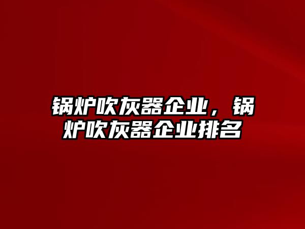 鍋爐吹灰器企業(yè)，鍋爐吹灰器企業(yè)排名