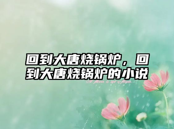 回到大唐燒鍋爐，回到大唐燒鍋爐的小說