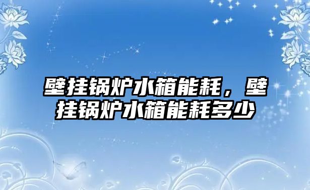 壁掛鍋爐水箱能耗，壁掛鍋爐水箱能耗多少