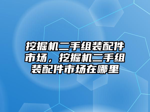 挖掘機二手組裝配件市場，挖掘機二手組裝配件市場在哪里