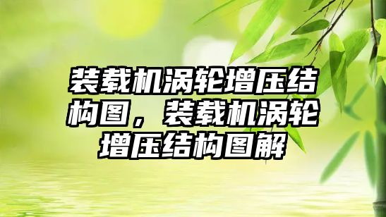 裝載機渦輪增壓結(jié)構(gòu)圖，裝載機渦輪增壓結(jié)構(gòu)圖解