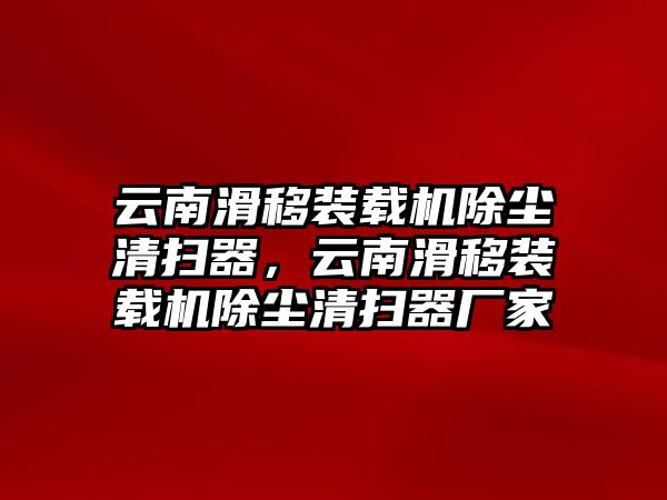 云南滑移裝載機(jī)除塵清掃器，云南滑移裝載機(jī)除塵清掃器廠家