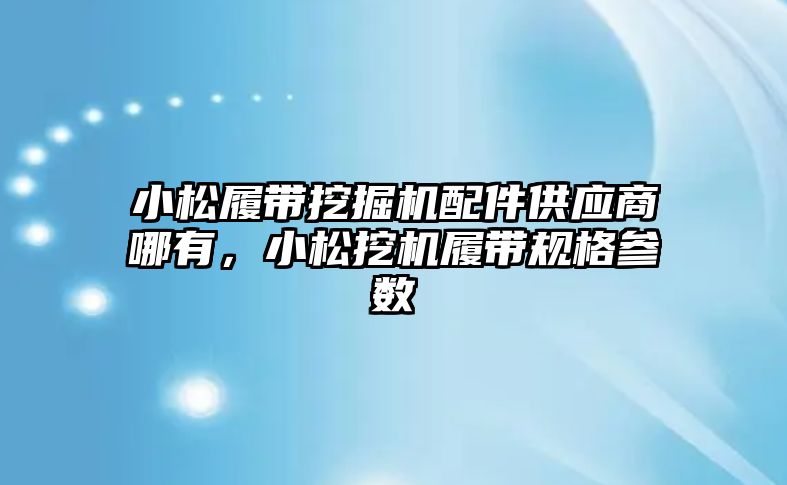 小松履帶挖掘機配件供應商哪有，小松挖機履帶規(guī)格參數(shù)