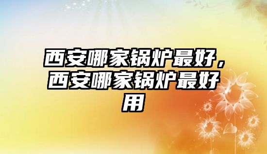 西安哪家鍋爐最好，西安哪家鍋爐最好用