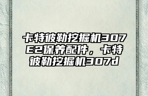 卡特彼勒挖掘機(jī)307E2保養(yǎng)配件，卡特彼勒挖掘機(jī)307d