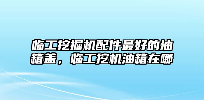 臨工挖掘機配件最好的油箱蓋，臨工挖機油箱在哪