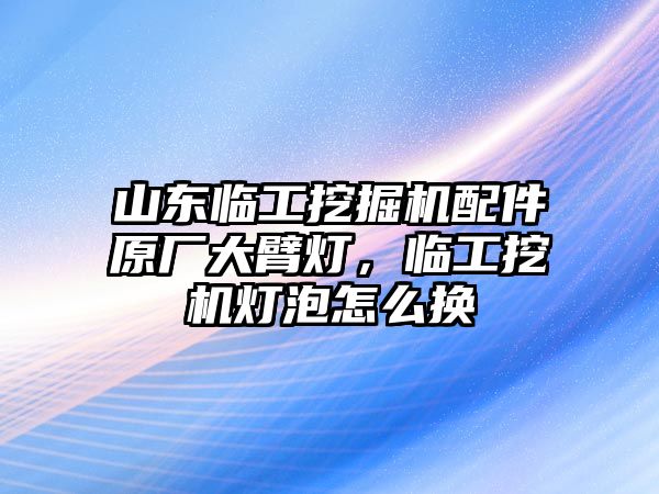 山東臨工挖掘機(jī)配件原廠大臂燈，臨工挖機(jī)燈泡怎么換