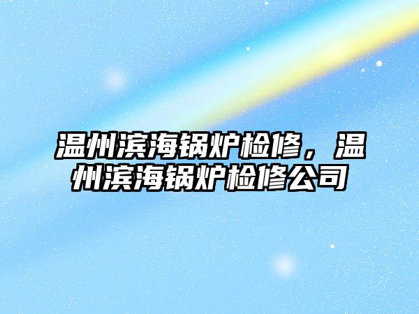 溫州濱海鍋爐檢修，溫州濱海鍋爐檢修公司