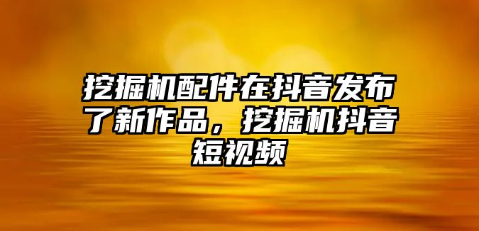 挖掘機(jī)配件在抖音發(fā)布了新作品，挖掘機(jī)抖音短視頻