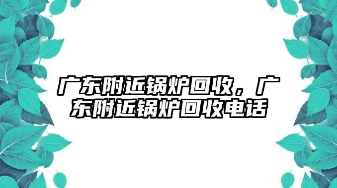 廣東附近鍋爐回收，廣東附近鍋爐回收電話